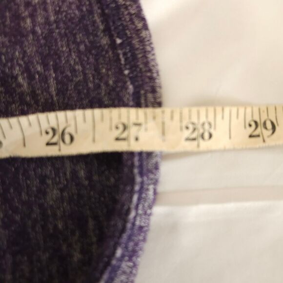 Athleta Womens Small Purple Pose Top Open Back Draped Long Sleeve - Picture 8 of 8
